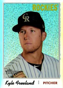 2019 Topps Heritage - Chrome Refractor (Walmart Exclusives) #THC-253 Kyle Freeland Front