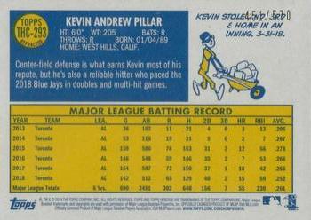 2019 Topps Heritage - Chrome Refractor (Walmart Exclusives) #THC-293 Kevin Pillar Back