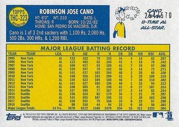 2019 Topps Heritage - Chrome Refractor (Walmart Exclusives) #THC-323 Robinson Cano Back