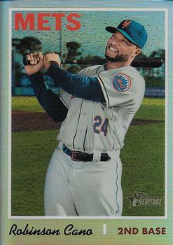 2019 Topps Heritage - Chrome Refractor (Walmart Exclusives) #THC-323 Robinson Cano Front