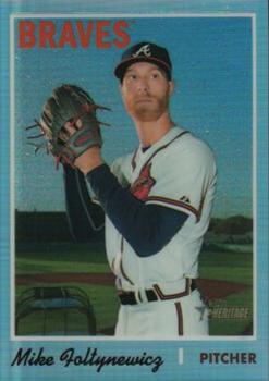 2019 Topps Heritage - Chrome Refractor (Walmart Exclusives) #THC-327 Mike Foltynewicz Front