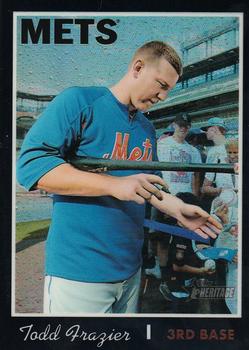 2019 Topps Heritage - Chrome Black Refractor (Walmart Exclusives) #THC-214 Todd Frazier Front