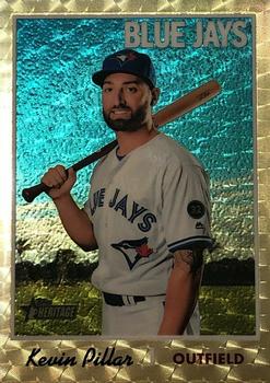 2019 Topps Heritage - Chrome Superfractor (Walmart Exclusives) #THC-293 Kevin Pillar Front