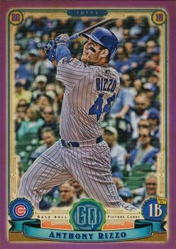 2019 Topps Gypsy Queen - Purple #32 Anthony Rizzo Front