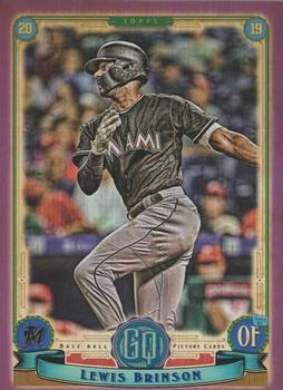 2019 Topps Gypsy Queen - Purple #34 Lewis Brinson Front