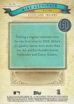 2019 Topps Gypsy Queen - Purple #65 Mike Clevinger Back
