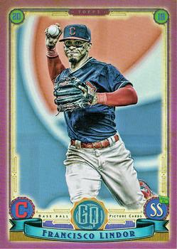 2019 Topps Gypsy Queen - Purple #94 Francisco Lindor Front
