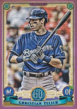 2019 Topps Gypsy Queen - Purple #99 Christian Yelich Front