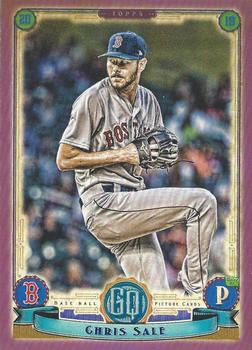 2019 Topps Gypsy Queen - Purple #138 Chris Sale Front