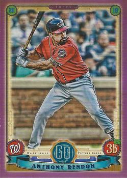 2019 Topps Gypsy Queen - Purple #234 Anthony Rendon Front