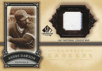 2005 SP Legendary Cuts - Classic Careers Material #CC-AD Andre Dawson Front
