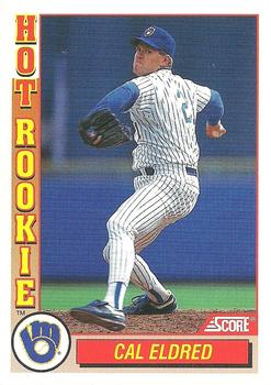 1992 Score - Hot Rookies #1 Cal Eldred Front