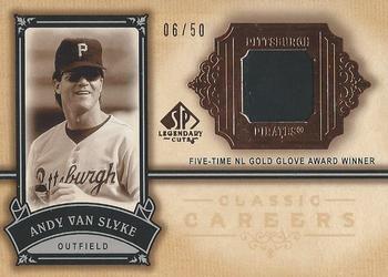 2005 SP Legendary Cuts - Classic Careers Patch #CC-AV Andy Van Slyke Front