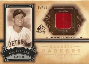 2005 SP Legendary Cuts - Classic Careers Patch #CC-BF Bill Freehan Front