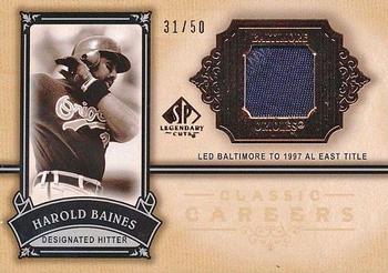 2005 SP Legendary Cuts - Classic Careers Patch #CC-HB Harold Baines Front