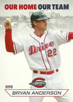 2018 Choice Greenville Drive #31 Bryan Anderson Front