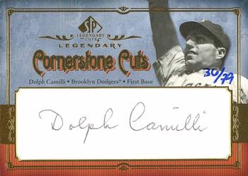 2005 SP Legendary Cuts - Cornerstone Cuts #DC Dolph Camilli Front