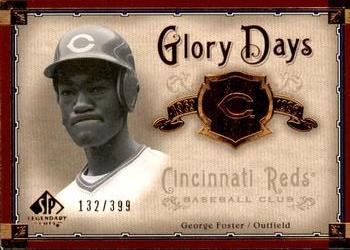 2005 SP Legendary Cuts - Glory Days #GD-GF George Foster Front