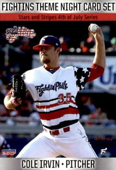 2017 Choice Reading Fightin Phils Theme Night #10 Cole Irvin Front