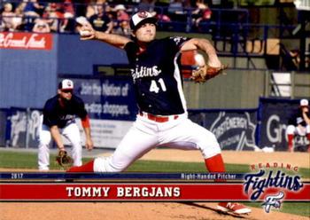 2017 Grandstand Reading Fightin Phils Update #NNO Tommy Bergjans Front