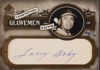 2005 SP Legendary Cuts - Glovemen Cuts #GL-LD Larry Doby Front