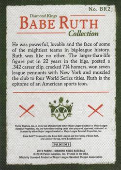 2019 Panini Diamond Kings - Babe Ruth Collection #BR2 Babe Ruth Back