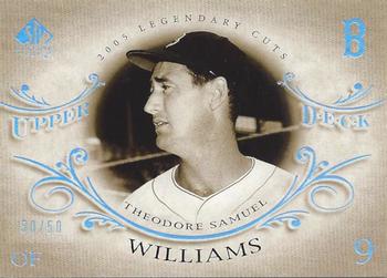2005 SP Legendary Cuts - HoloFoil #78 Ted Williams Front