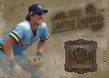 2005 SP Legendary Cuts - Lasting Legends Gold #LL-RY Robin Yount Front