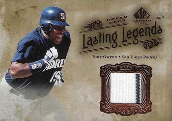 2005 SP Legendary Cuts - Lasting Legends Material #LL-TG Tony Gwynn Front