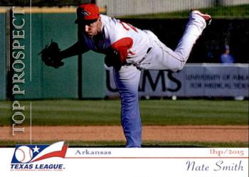 2015 Grandstand Texas League Top Prospects #NNO Nate Smith Front