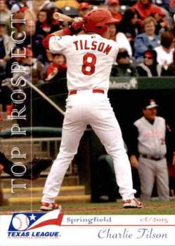 2015 Grandstand Texas League Top Prospects #NNO Charlie Tilson Front
