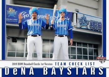 2019 BBM #334 Yokohama DeNA BayStars Front