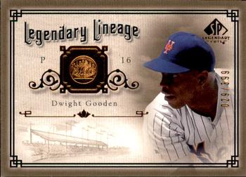 2005 SP Legendary Cuts - Legendary Lineage #LE-DG Dwight Gooden Front