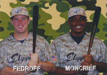 2014 Choice Columbus Clippers Military All-Stars #58 Tim Fedroff / Carlos Moncrief Front