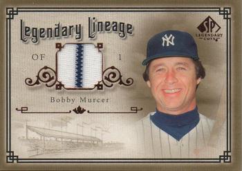 2005 SP Legendary Cuts - Legendary Lineage Autograph Material #LE-MU Bobby Murcer Front