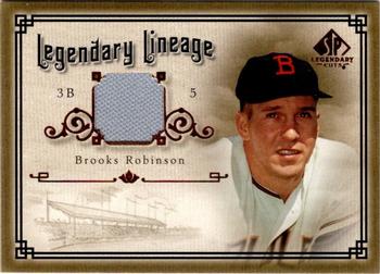 2005 SP Legendary Cuts - Legendary Lineage Material #LE-BR Brooks Robinson Front