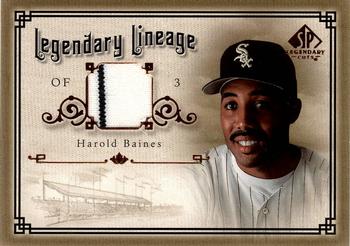 2005 SP Legendary Cuts - Legendary Lineage Material #LE-HB Harold Baines Front