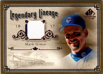 2005 SP Legendary Cuts - Legendary Lineage Material #LE-MG Mark Grace Front