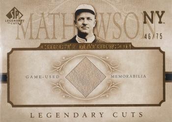 2005 SP Legendary Cuts - Material #LC-CM Christy Mathewson Front