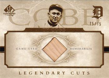 2005 SP Legendary Cuts - Material #LC-TC Ty Cobb Front