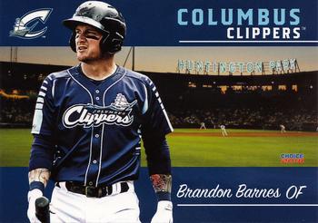 2018 Choice Columbus Clippers #05 Brandon Barnes Front