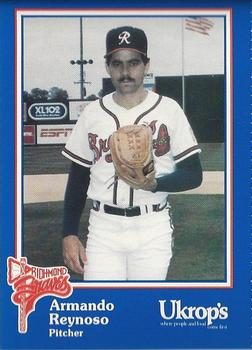 1992 Ukrop's Pepsi Richmond Braves #1 Armando Reynoso Front