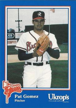 1992 Ukrop's Pepsi Richmond Braves #3 Pat Gomez Front