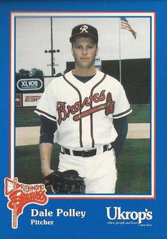1992 Ukrop's Pepsi Richmond Braves #9 Dale Polley Front