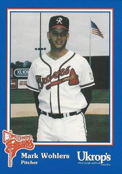 1992 Ukrop's Pepsi Richmond Braves #19 Mark Wohlers Front