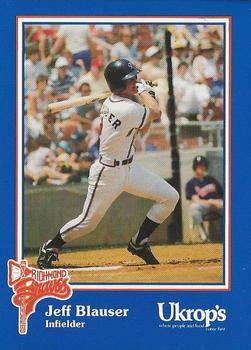 1992 Ukrop's Pepsi Richmond Braves #32 Jeff Blauser Front