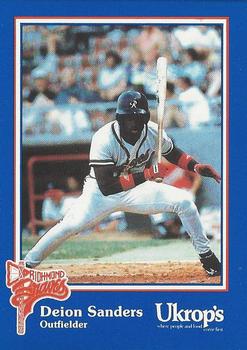 1992 Ukrop's Pepsi Richmond Braves #36 Deion Sanders Front