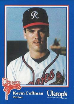 1992 Ukrop's Pepsi Richmond Braves #37 Kevin Coffman Front