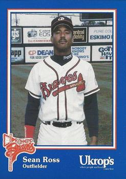 1992 Ukrop's Pepsi Richmond Braves #43 Sean Ross Front