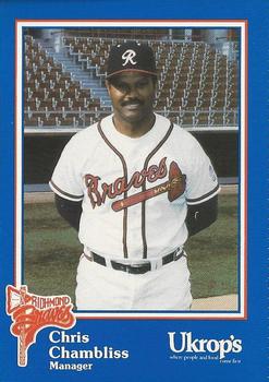 1992 Ukrop's Pepsi Richmond Braves #49 Chris Chambliss Front